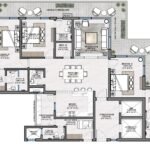 Floor Plan 3+1 BHK TOWER 11