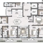 floor plan 4+1 BHK TOWER 11